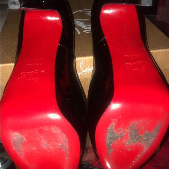 Christian louboutin peep toe size 41, used - Picture 1 of 2